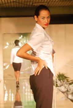 Beauty and simplicity, attributes of current Cuban fashion