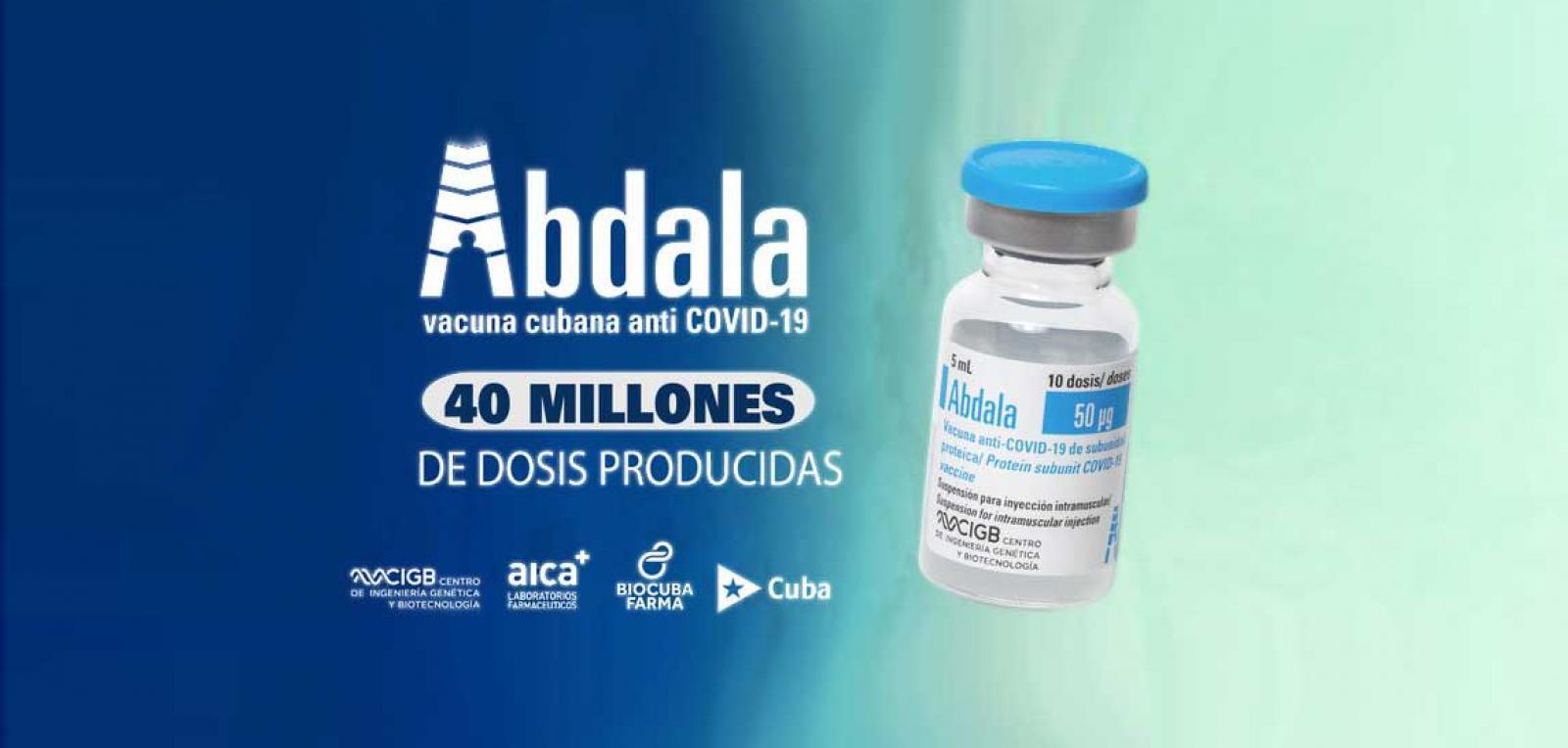 Cuba: 40 million doses produced of Abdala vaccine