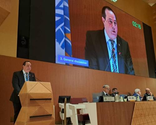Cuba Heath Minister participates in 76th World Health Assembly